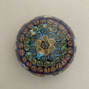 Milano Millefiori glass paperweight